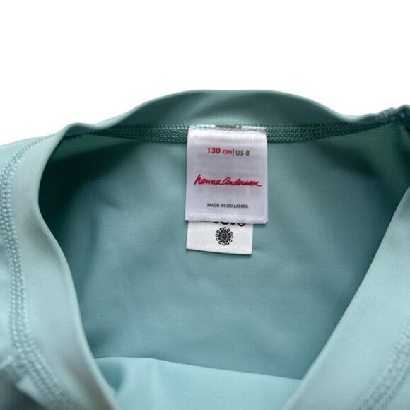 Hanna Andersson Rash Guard Swim Shirt Size 8 - Picture 4 of 4